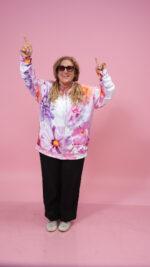 Floral Finesse Bomber Jacket